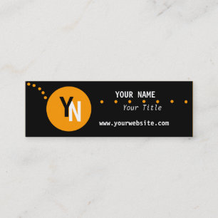 Mini Modèle de carte de visite Monogramme