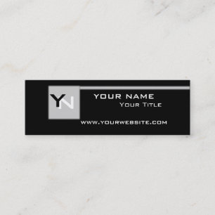Mini Modèle de carte de visite Monogramme