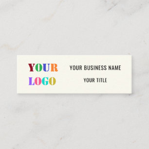 Mini Modèle de carte de visite promotionnelle personnal