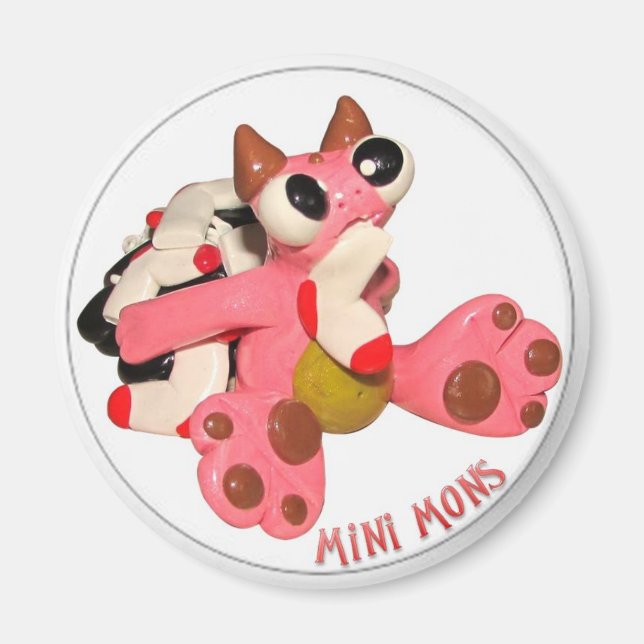 Mini Mons "Sock Monster" Magnet (Devant)