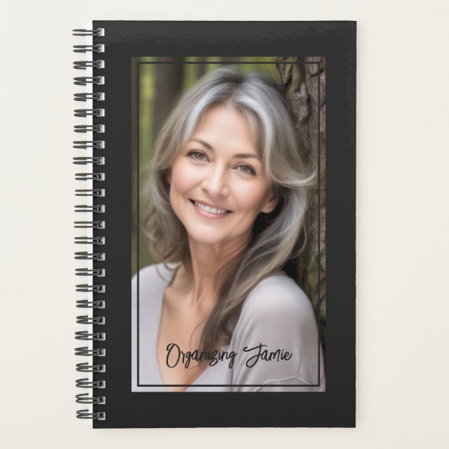 Mini noir doux photo de script personnalisé (Devant)