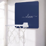 Mini-panier De Basket Monogramme moderne bleu marine et blanc<br><div class="desc">Découvrez notre collection de monogrammes modernes bleu et blanc de la Marine : Élevez votre décor de maison avec notre collection sophistiquée avec un schéma de couleurs bleu marine et blanc contemporain. Chaque pièce est minutieusement conçue pour exsuder l'élégance et le style, parfait pour ajouter une touche de modernité à...</div>