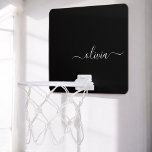 Mini-panier De Basket Noir Blanc Moderne Minimaliste Élégant Monogramme<br><div class="desc">Découvrez notre collection minimaliste moderne de monogrammes noirs et blancs : Faites preuve de simplicité et de sophistication grâce à nos designs minimalistes, conçus pour élever votre style sans effort. Réalisée avec un oeil attentif pour l'esthétique moderne, cette collection présente des motifs noirs et blancs épurés accentués par des monogrammes...</div>