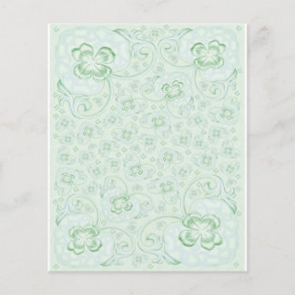 Mini Papier double Pastel floral turquoise