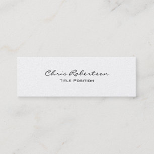 Mini Pearl Slim Moderne tendance Carte de visite de cha