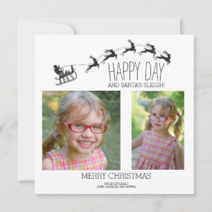 Mini Père Noël Sleigh 2 Photo Joyeux Noël