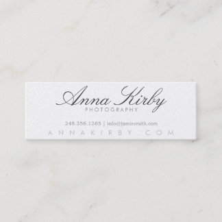 Mini Photographie simple du carte de visite | de