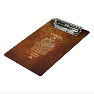 Mini Porte-bloc [200] Couverture canadienne du passeport