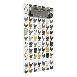 Mini Porte-bloc 49 poules de poulet