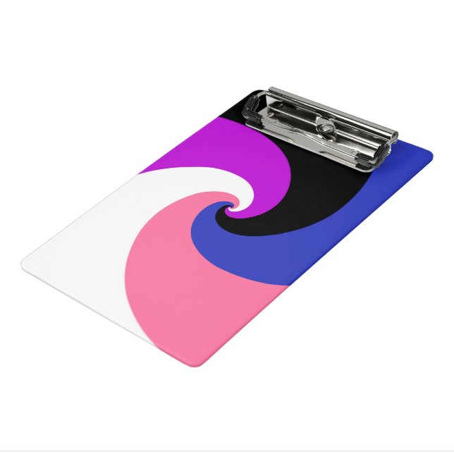 Mini Porte-bloc Abstract Genderfluid Pride Flag       (Angle3)
