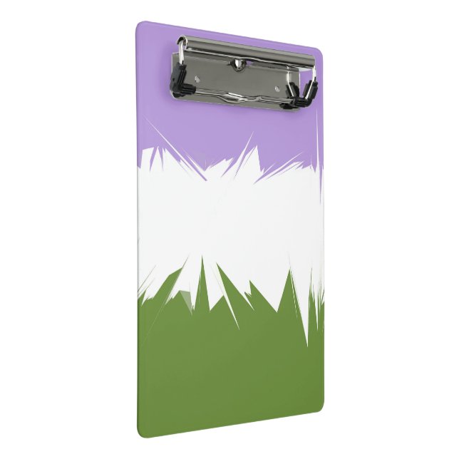 Mini Porte-bloc Abstract  Genderqueer Pride Flag      (Incliné)