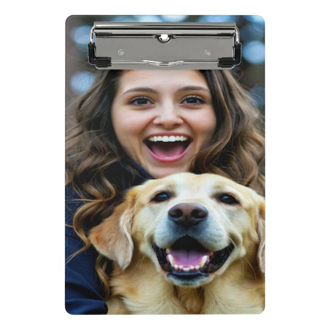 Mini Porte-bloc Add Labrador Retriever Photo Personalize (Devant)