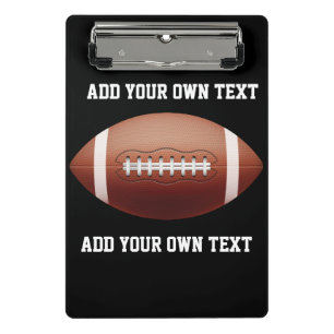 Mini Porte-bloc Ajouter du texte sur l'oreiller de football