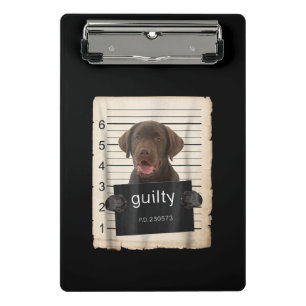 Mini Porte-bloc Amoureux des chiens Chocolat de culpabilité Labr