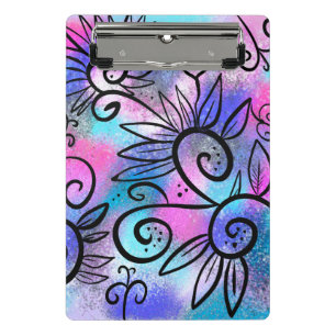 Mini Porte-bloc Amusant petit oiseau floral