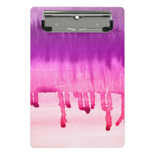 Mini Porte-bloc Aquarelle Abstraite colorée Ombre