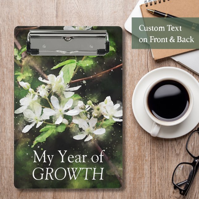 Mini Porte-bloc Aquarelle blanche simple (Créateur téléchargé)