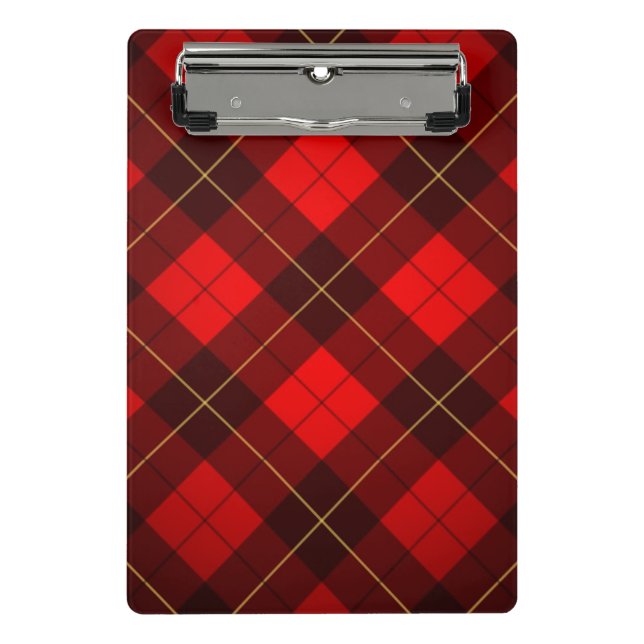 Mini Porte-bloc Arrière - plan de tartan de Wallace (Devant)