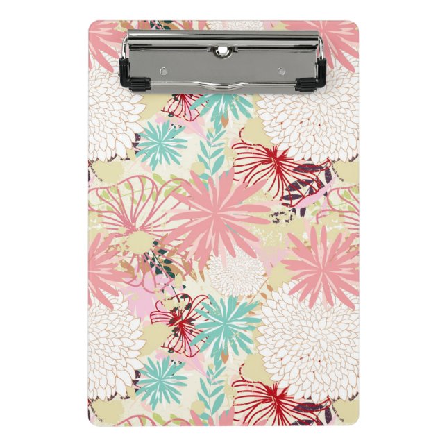 Mini Porte-bloc Arrière - plan floral 4 (Devant)