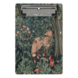 Mini Porte-bloc Art de faune de renard de verdure de William Morri