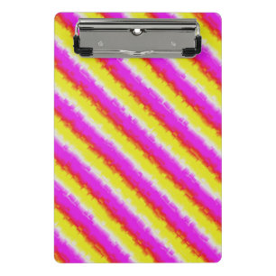 Mini Porte-bloc Artdeco rose Jaune Artdeco Arc-en-ciel rayures