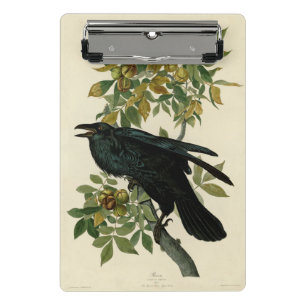 Mini Porte-bloc Audubon Raven Oiseau classique