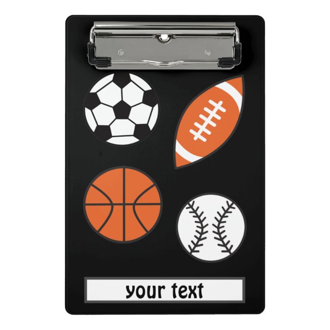 Mini Porte-bloc Bal sportif amusant (Devant)
