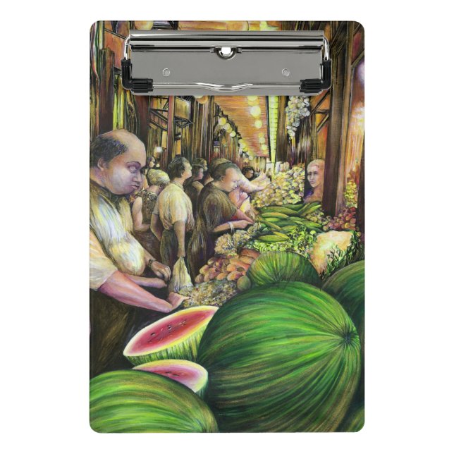 Mini Porte-bloc Beaucoup d'hommes, beaucoup de melons, Budapest (Devant)