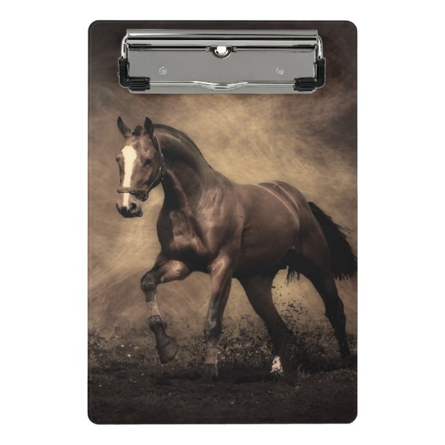 Mini Porte-bloc Beautiful horse throw pillow (Devant)