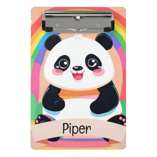 Mini Porte-bloc Bébé mignon Panda arc-en-ciel