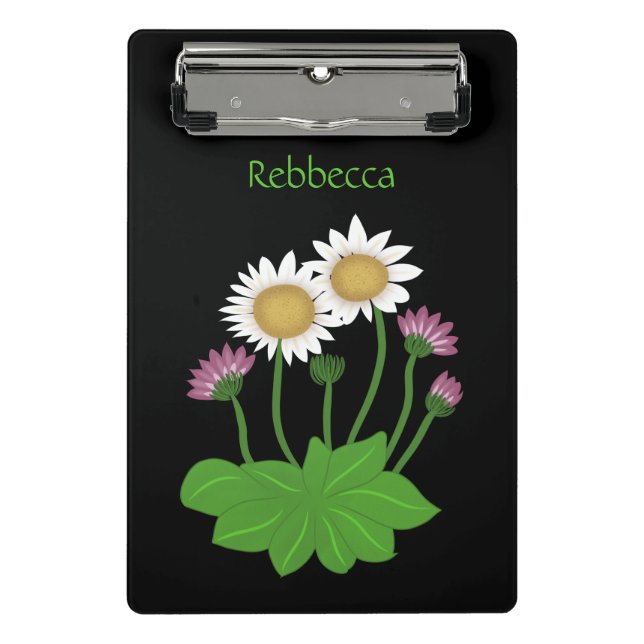 Mini Porte-bloc Belles fleurs (Devant)