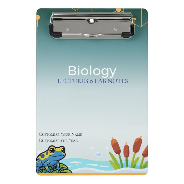 Mini Porte-bloc Biologie du presse-papiers – Ajustements (Devant)