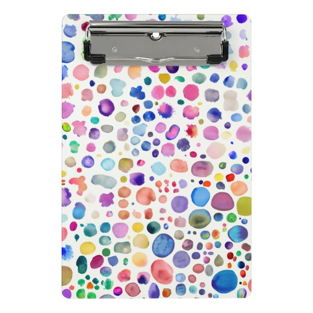 Mini Porte-bloc Blobs aquarelle (Devant)