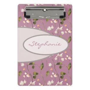 Mini Porte-bloc Boho couleurs neutres florales