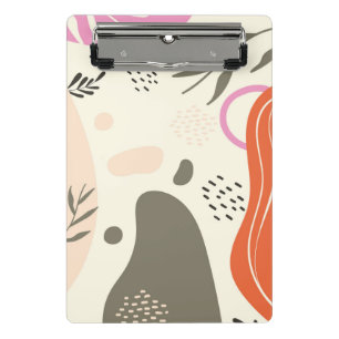 Mini Porte-bloc Boho feuille art Spiral Carnet photo