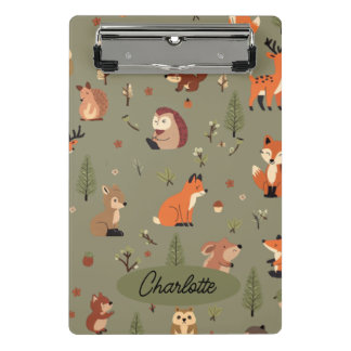 Mini Porte-bloc Boho Woodland Personnalisé