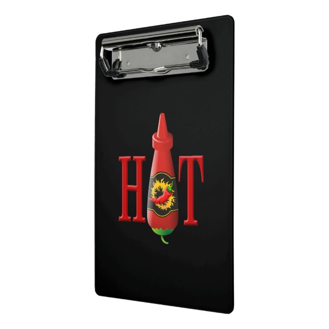 Mini Porte-bloc Bouteille de sauce chaude (Angle2)