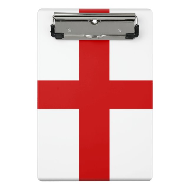Mini Porte-bloc Bouton de drapeau de l'Angleterre (Devant)