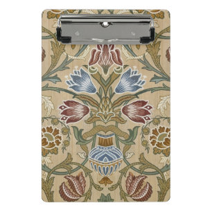 Mini Porte-bloc Brocard floral symétrique vintage William Morris