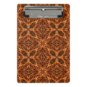 Mini Porte-bloc Brown Kaleidoscope Mandala Motif