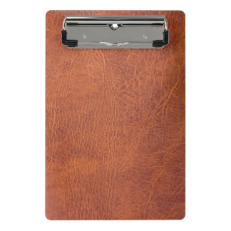 Mini Porte-bloc Brown leather