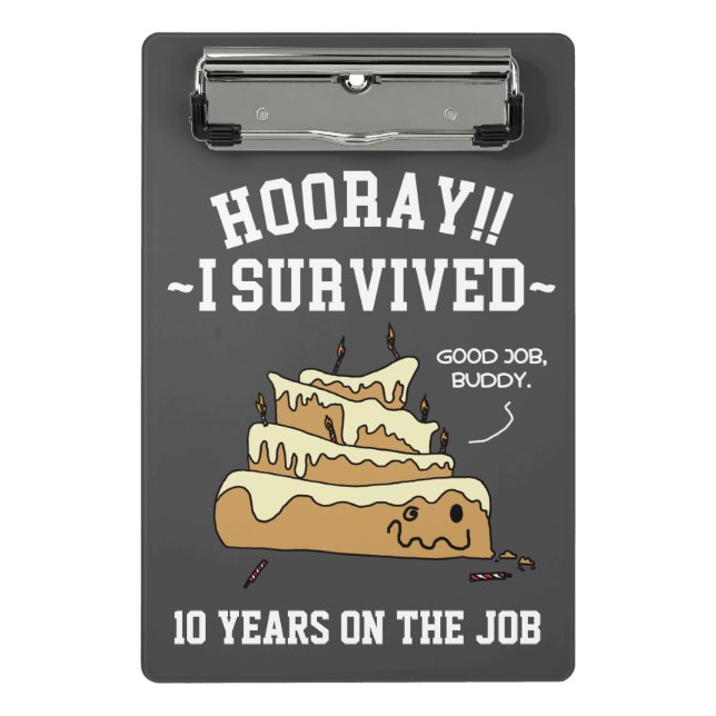 Mini Porte-bloc Cadeau drôle d'anniversaire de travail pour appréc (Devant)