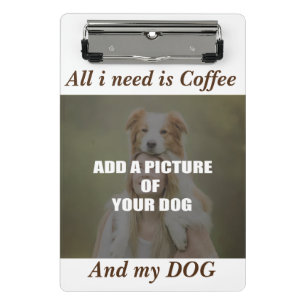 Mini Porte-bloc Café et mon Oreiller de chien