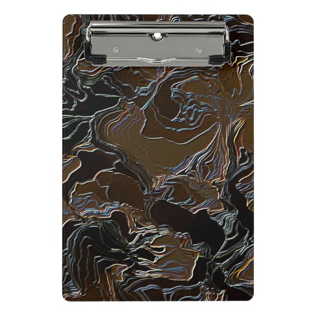 Mini Porte-bloc Camouflage Brown métallique (Devant)