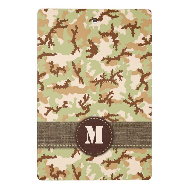 Mini Porte-bloc Camouflage du désert (Dos)