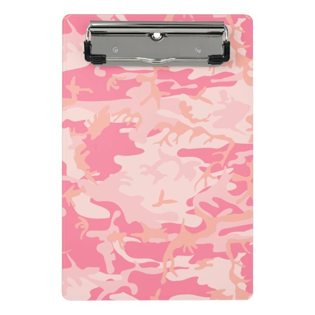 Mini Porte-bloc Camouflage rose, Armée (Devant)
