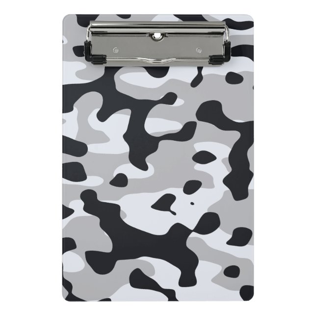 Mini Porte-bloc Camouflage urbain à fort contraste (Devant)