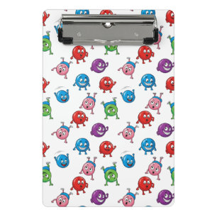 Mini Porte-bloc Caractères circulaires colorés