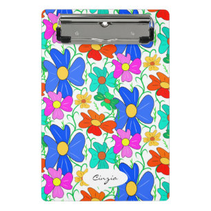 Mini Porte-bloc Carnet à motif floral