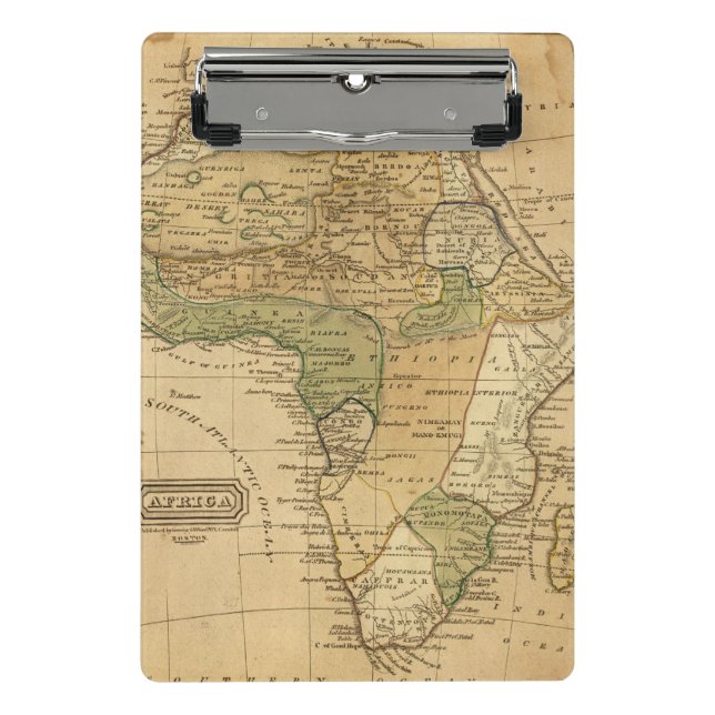 Mini Porte-bloc Carte de l'Afrique par Worcester (Devant)